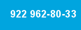 922 962-80-33 922 962-80-33